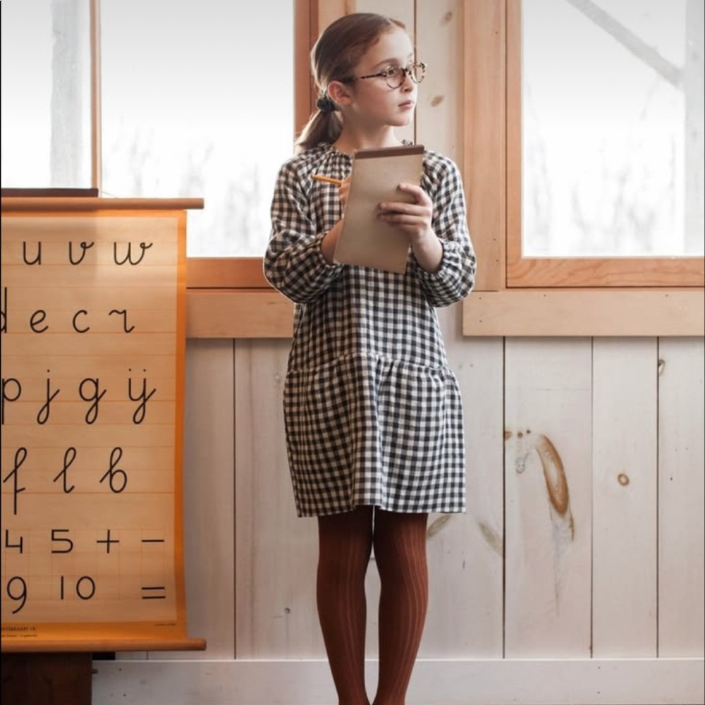 Soor ploom gingham dress